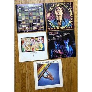 Vintage New Wave Synth Pop 1980s Vinyl Record Psychedelic Furs Frankie Fixx Lot